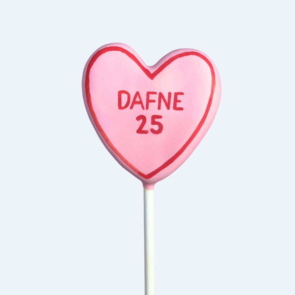 Personalised Name/Number Love Hearts
