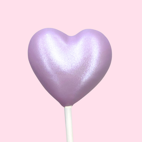 Lavender Shimmer Heart